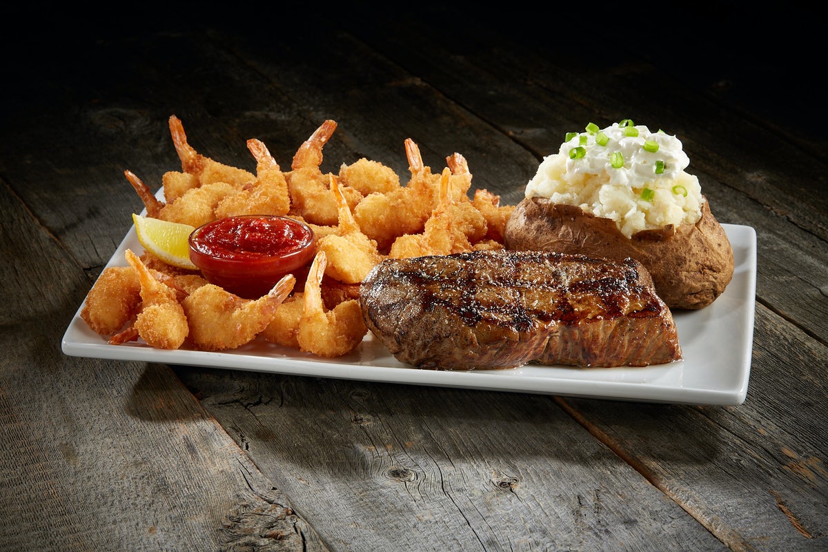 Order Steak & Mini Fried Shrimp  food online from Sizzler store, Provo on bringmethat.com