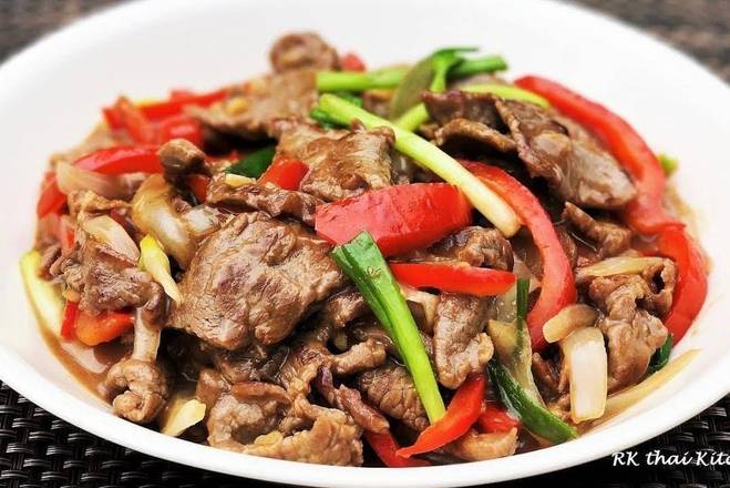 Order Mongolian Stir-Fry food online from LA BREA THAI CUISINE &amp; CAFE store, Inglewood on bringmethat.com