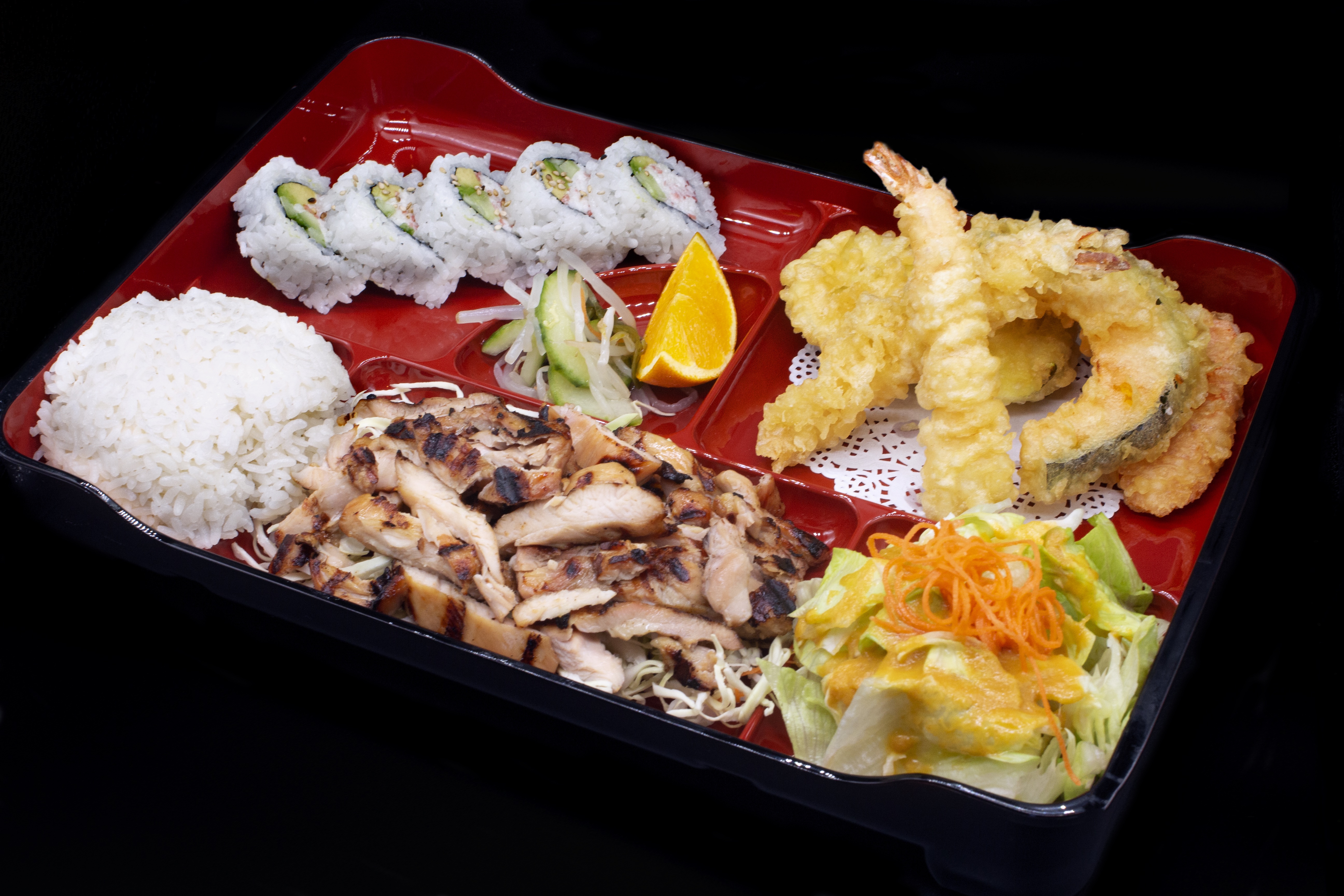 Order Combo B Dinner food online from Papa Sushi & Roll store, Covina on bringmethat.com