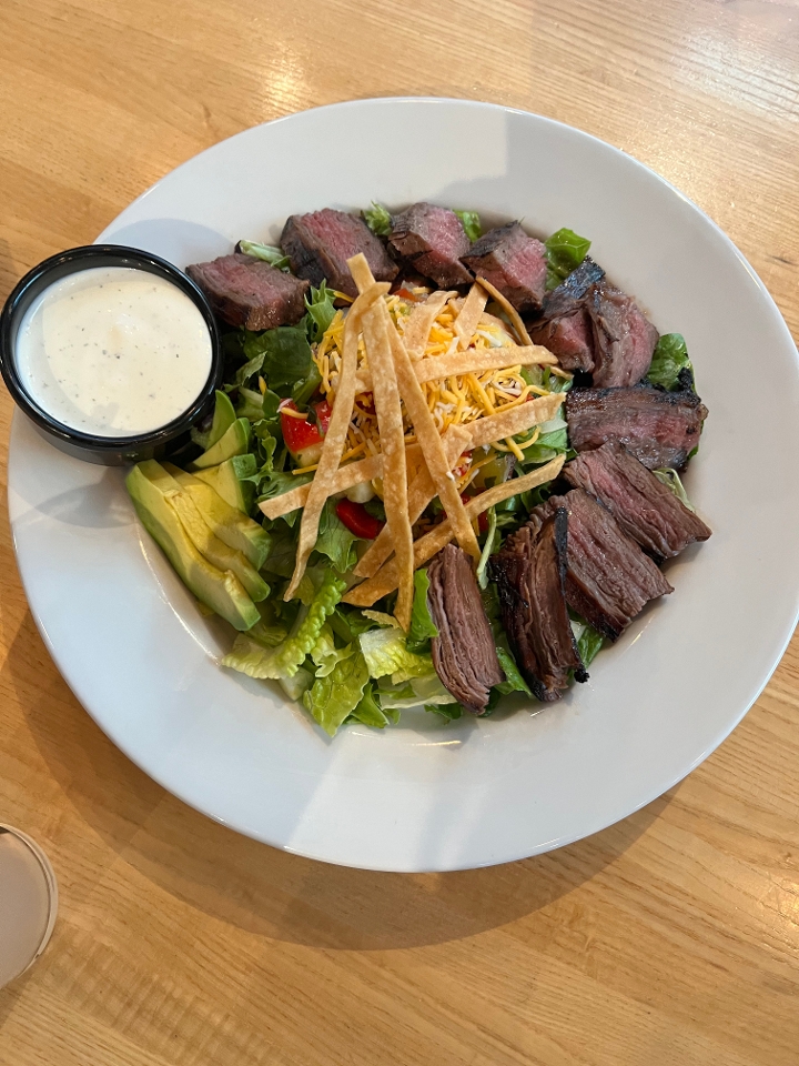 Order Baja Steak Salad food online from Smokin Fins  store, Fort Collins on bringmethat.com