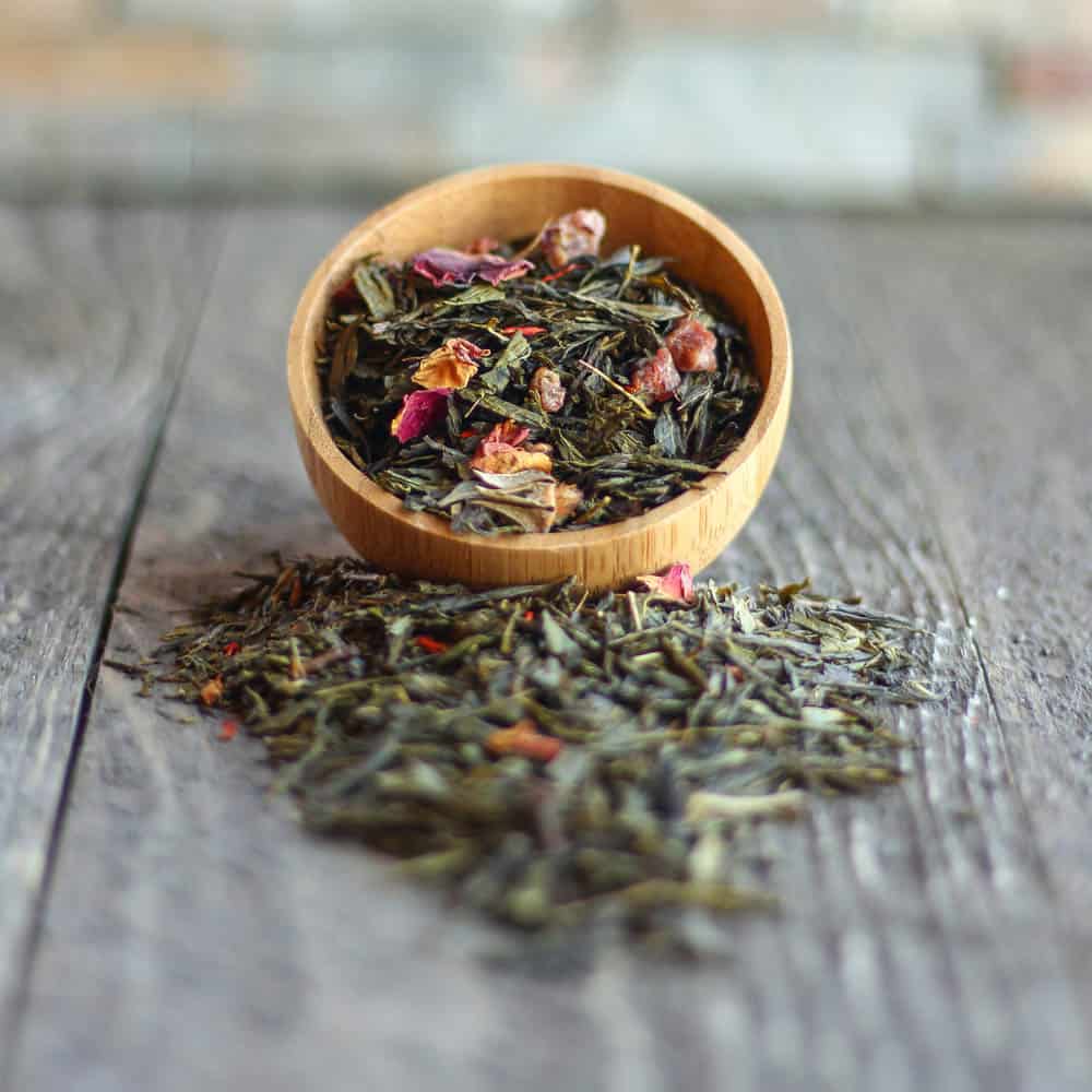 Order Cranberry Green Tea food online from Fava Tea Company In Greenfield store, Greenfield on bringmethat.com