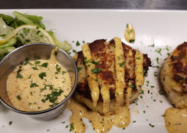 Order Crab Cakes food online from The Rouxpour store, Friendswood on bringmethat.com
