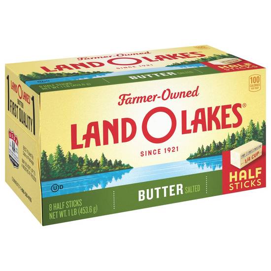Order Land O'Lakes · Salted Butter in Half Sticks (1 lb) food online from Tom Thumb Express store, Trophy Club on bringmethat.com