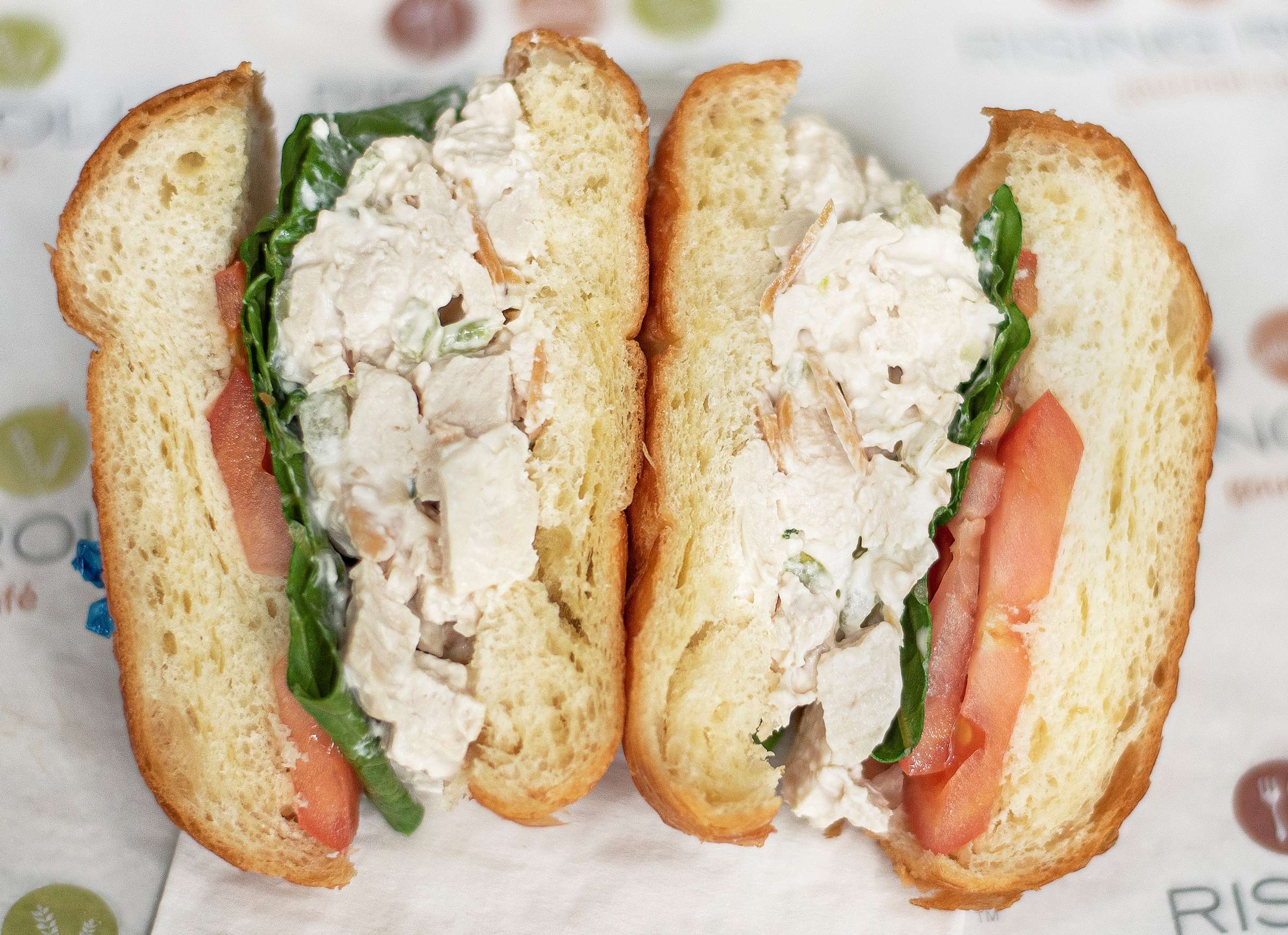 Order Chunky Chicken Salad Sandwich food online from Rising Roll Gourmet Cafe store, Lawrenceville on bringmethat.com