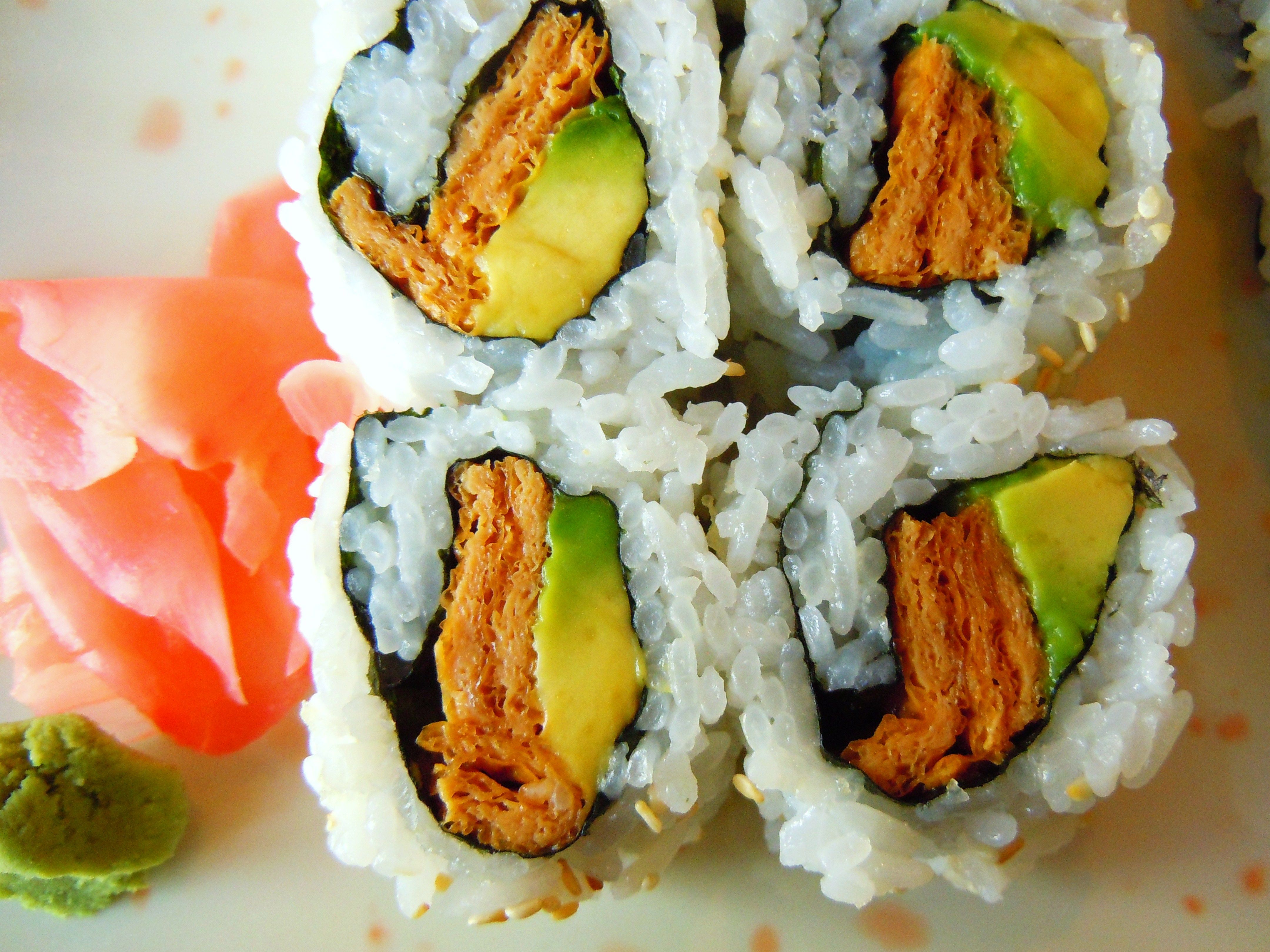 Order Tofu Skin and Avocado Roll food online from Iron Chef store, Phoenix on bringmethat.com