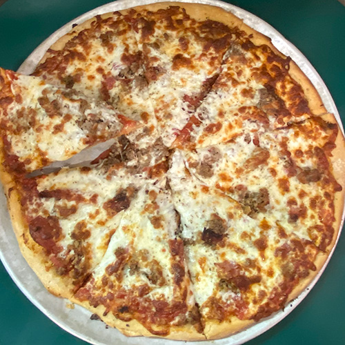 Order Mama's Meat Lover's Pizza food online from Mama Cozza's store, Anaheim on bringmethat.com