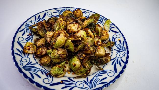 Order Charred Brussels Sprouts food online from Meso Maya store, Dallas on bringmethat.com