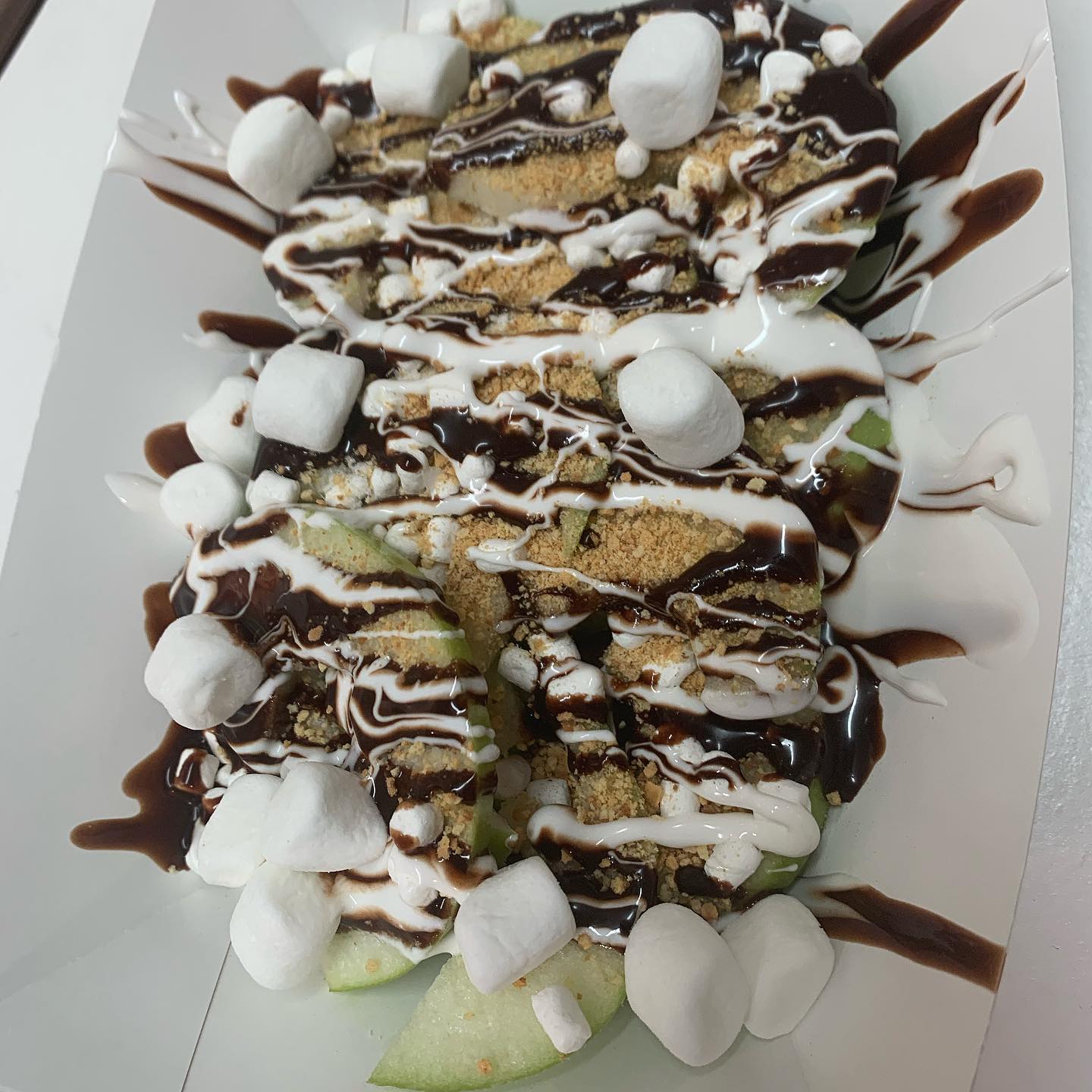 Order S'mores Apple Nachos food online from Libby Lou Fun Factory store, Columbus on bringmethat.com