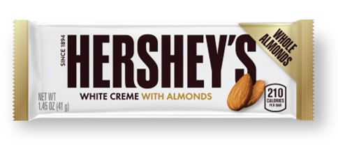 Order Hershey White Crème Almonds 1.45oz food online from 7-Eleven store, Youngwood on bringmethat.com