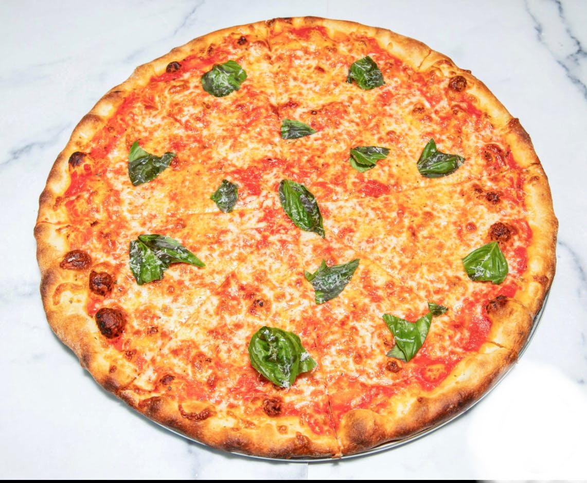 Order NY Plain Pizza - 18'' food online from Avenue x pizza & grill-atomic wings store, Brooklyn on bringmethat.com