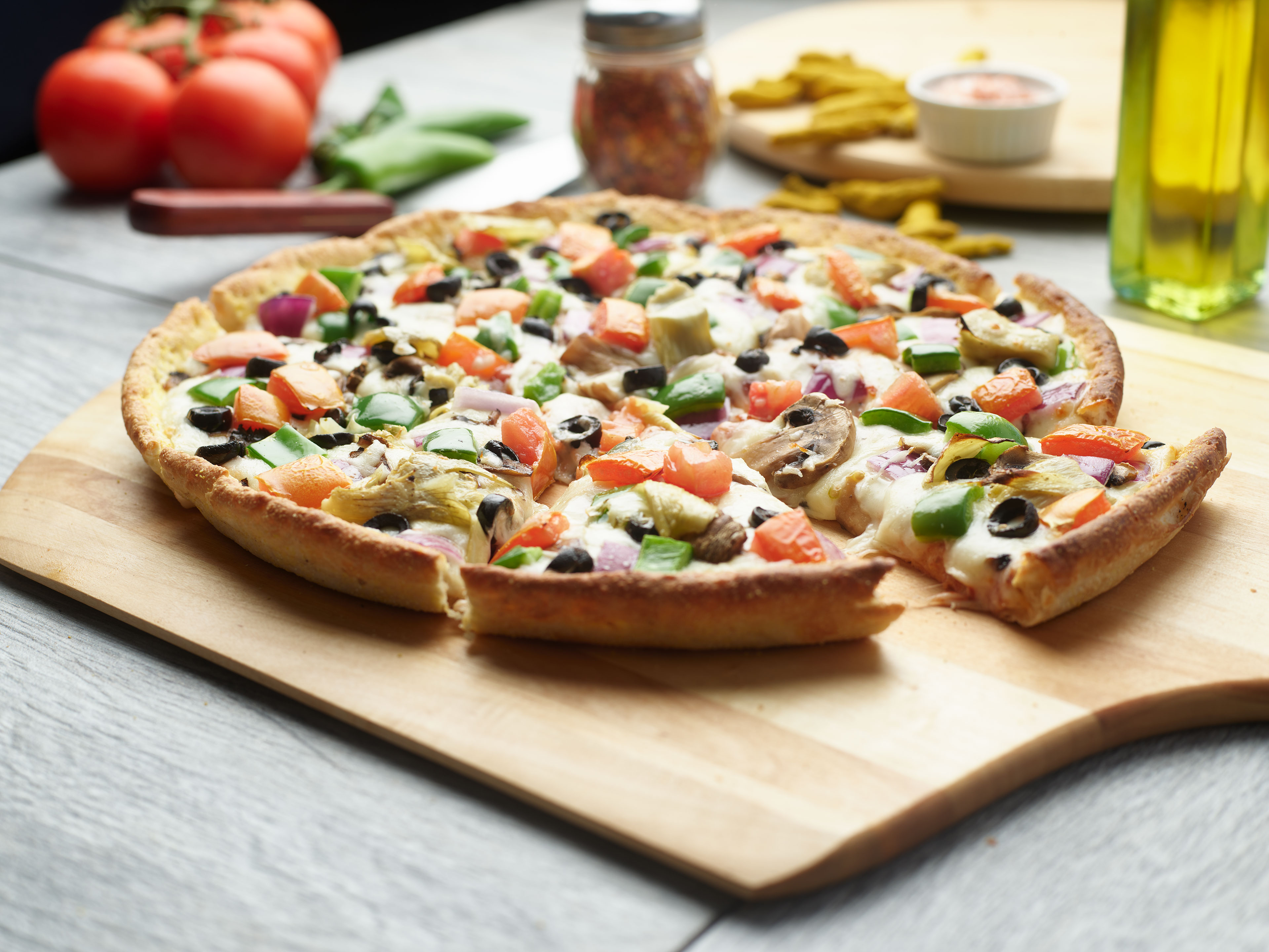 Order Plant-Based Vegan-Nation Pizzatwist food online from Chicago's Pizza With a Twist store, Bakersfield on bringmethat.com