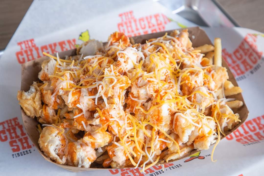 Order The Orig. Buffalo Chicken Cheese Fries food online from The Chicken Shack store, Keizer on bringmethat.com