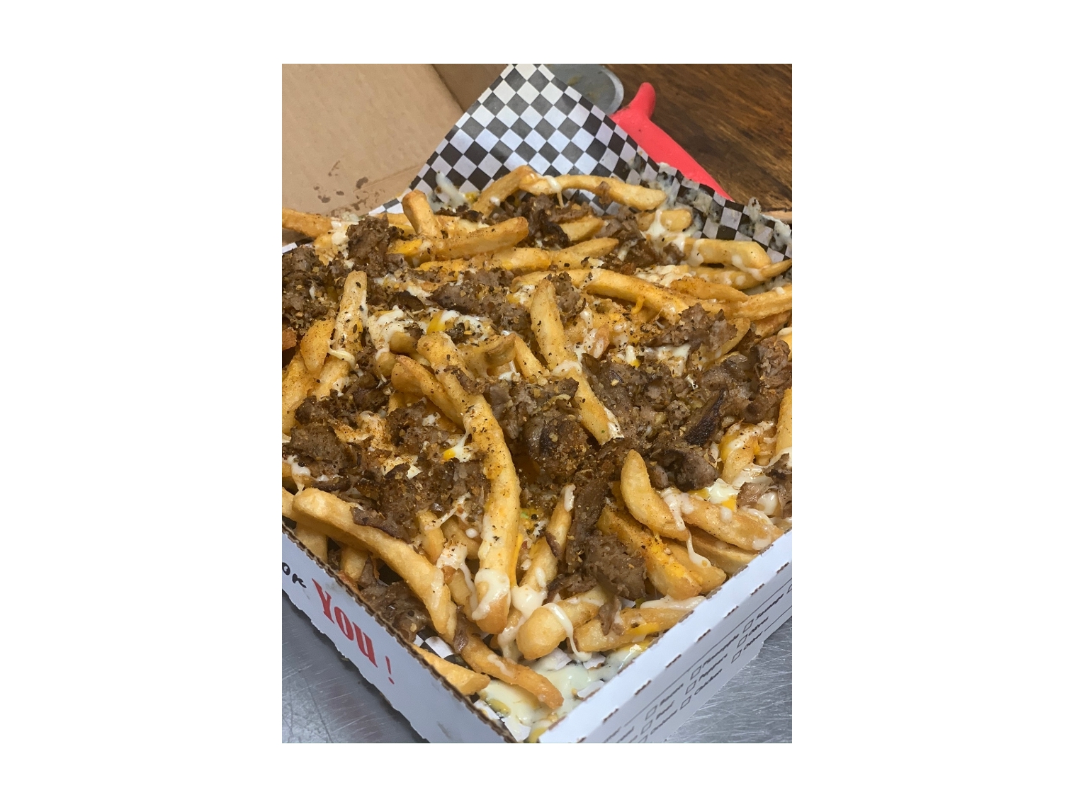 Order Montreal Steak Fries food online from The Pizza Cutters store, Syracuse on bringmethat.com