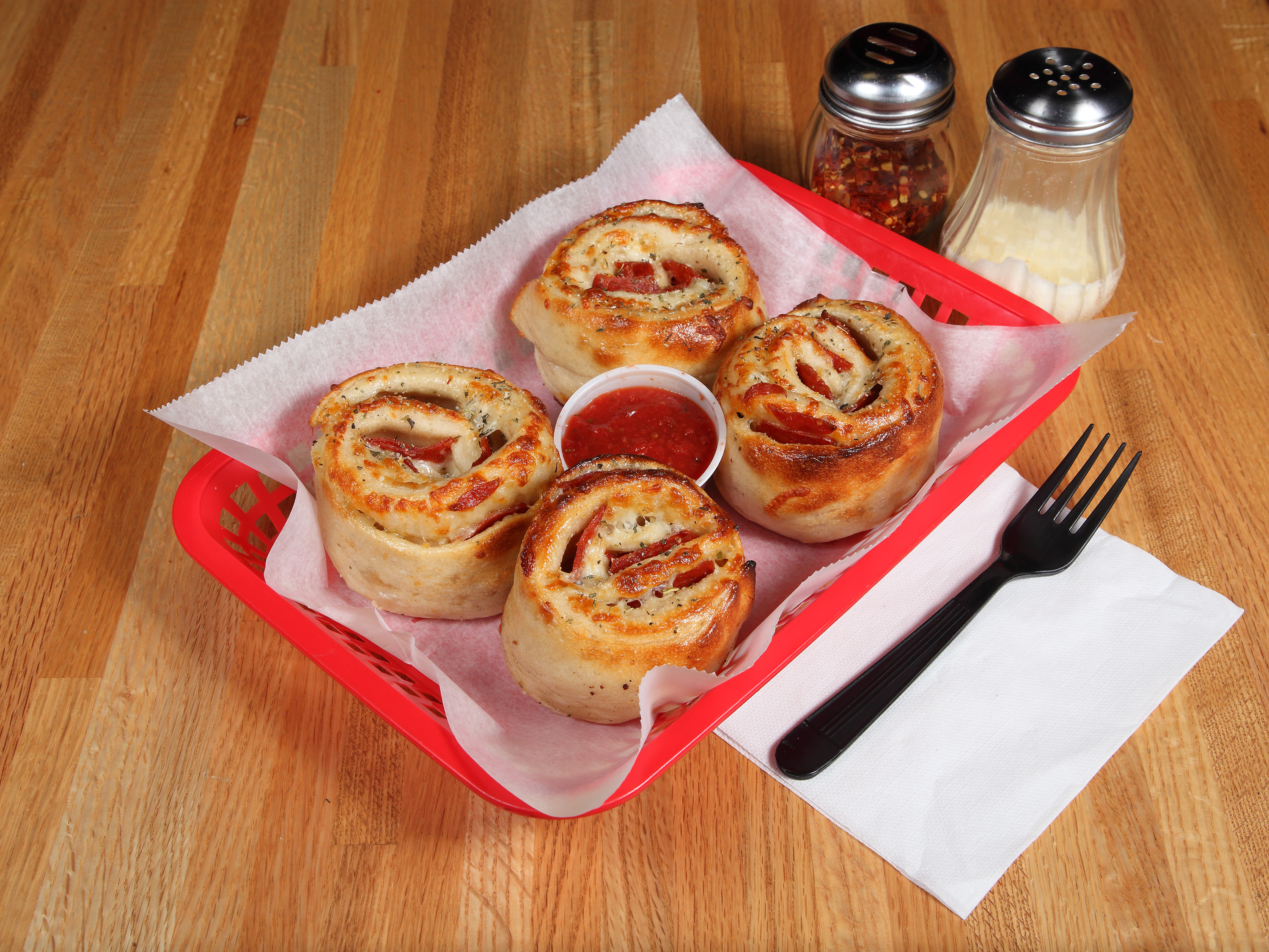 Order Pepperoni Rolls food online from Dicarlo Pizza store, Vienna on bringmethat.com