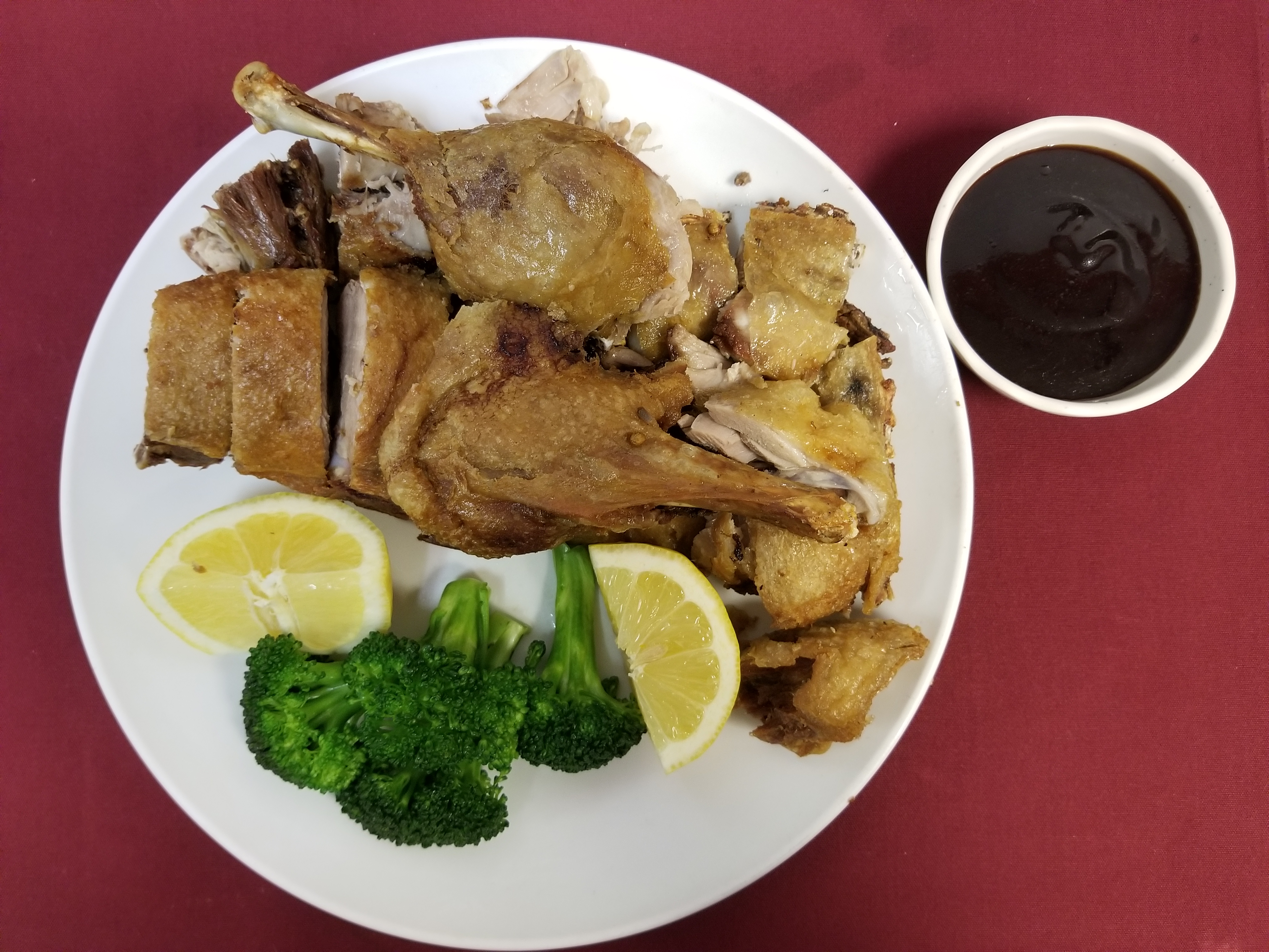 Order 30. Crispy Duck food online from Tsai's Chinese Bistro store, Albuquerque on bringmethat.com