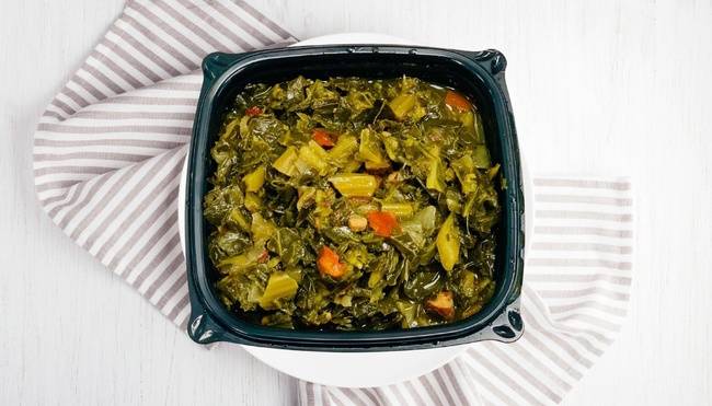 Order *Homemade Collard Greens food online from Bailey Seafood store, Buffalo on bringmethat.com