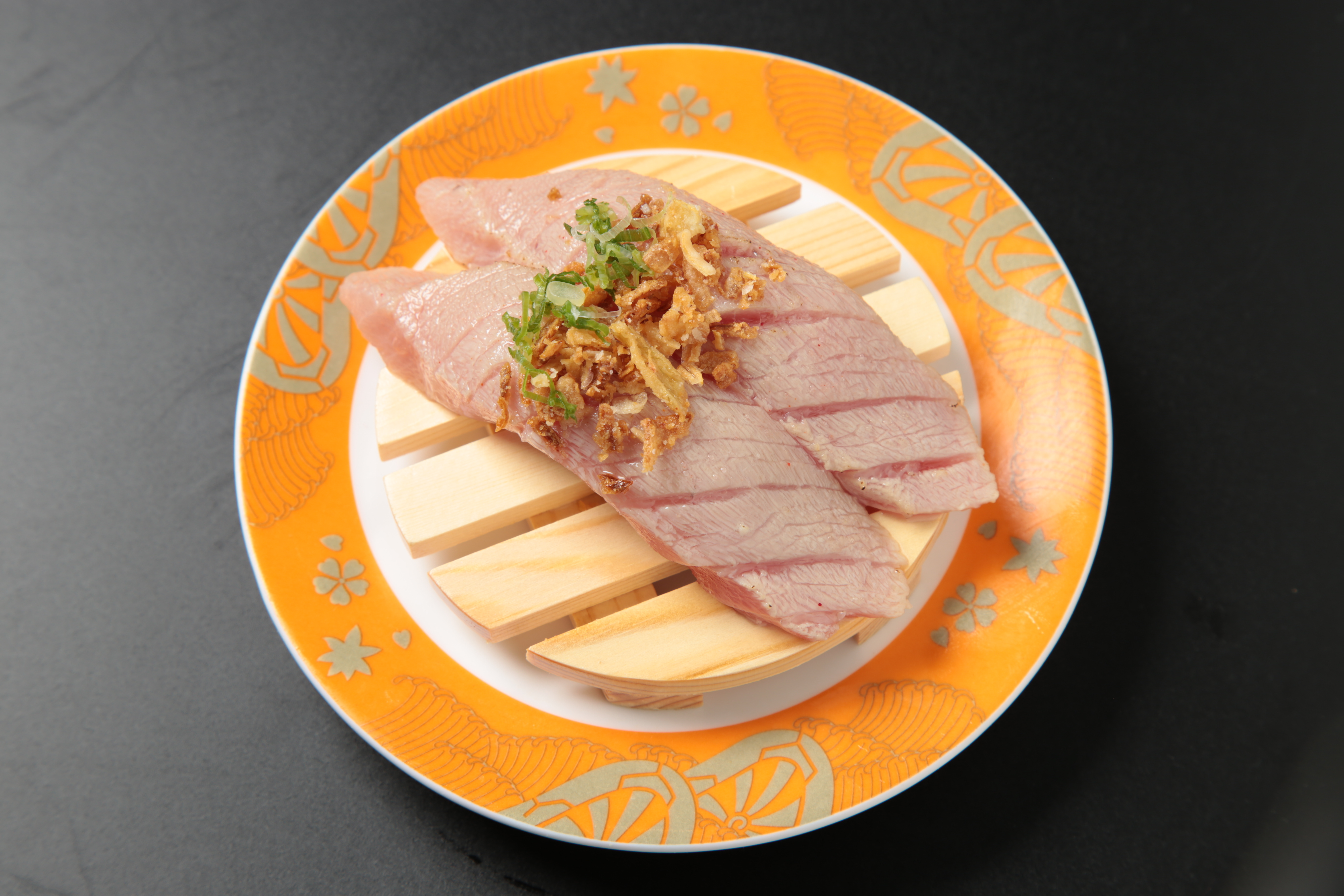 Order Chu Toro Nigiri food online from Izumi Revolving Sushi store, Daly City on bringmethat.com