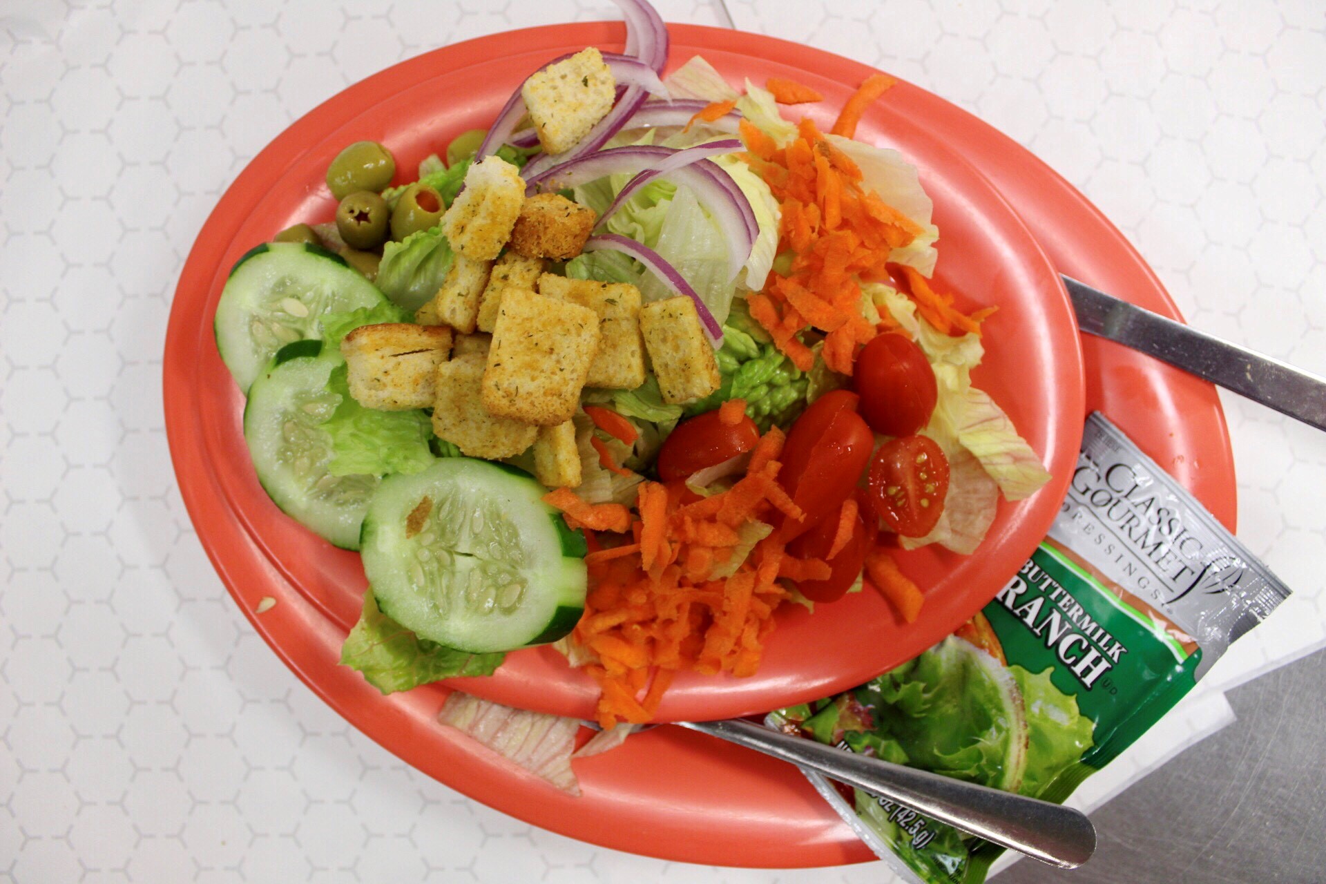 Order Large House Salad food online from Sofiabella Pizzeria store, Bensalem on bringmethat.com