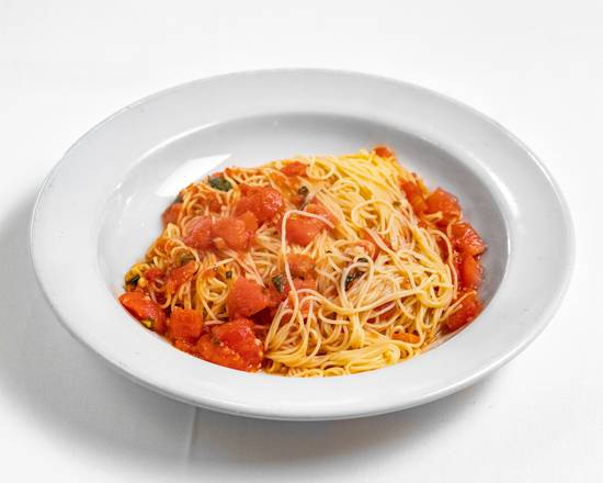 Order Spaghetti Alla Checca food online from Emilio's Trattoria store, Los Angeles on bringmethat.com