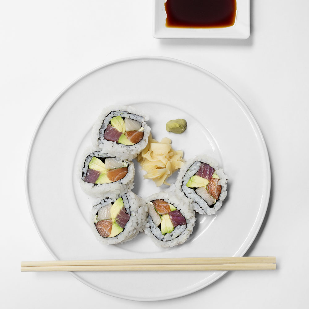 Order Aki (Tri-color) - 5 pieces food online from Aki Sushi store, New York on bringmethat.com