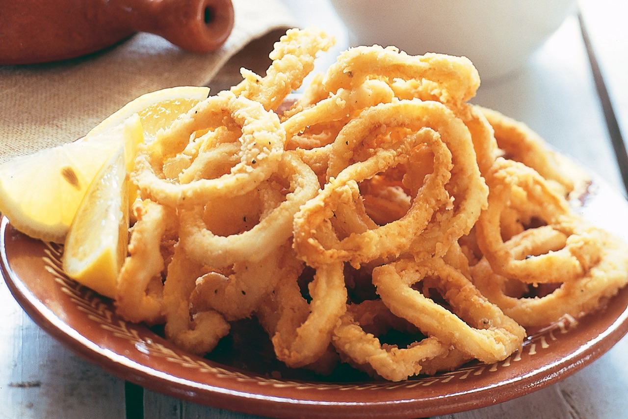 Order Crispy Calamari food online from Okinawa Asian Bistro store, Yorktown Heights on bringmethat.com
