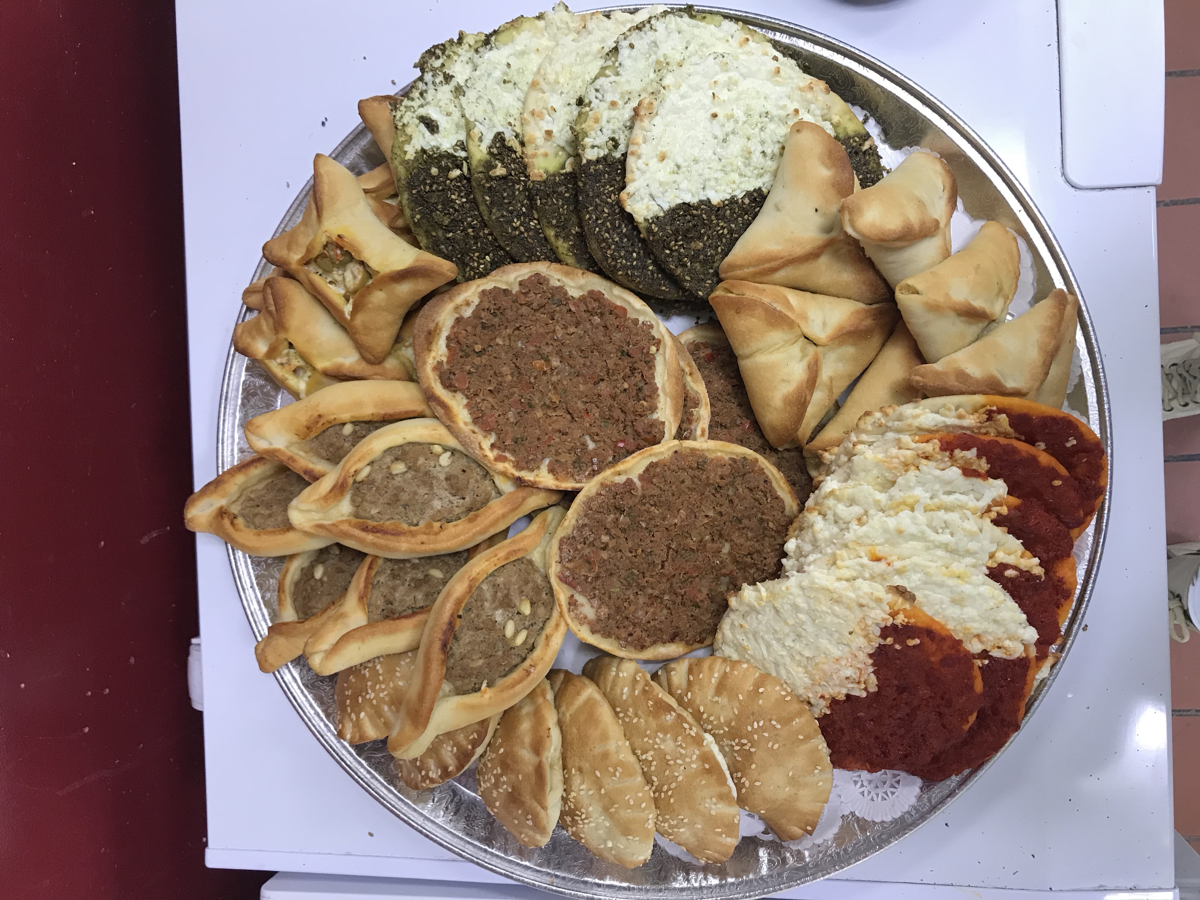 Order Party Platter for any occasions Small size  / mini bureks for any occasion food online from Zaatar Factory Bakery store, Burbank on bringmethat.com