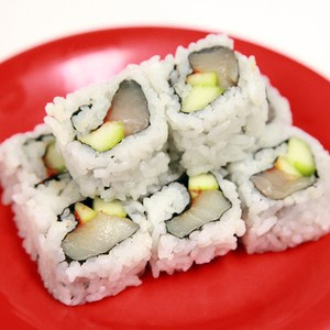 Order SPICY YELLOWTAIL ROLL WITH CUCUMBER food online from Sushi Koo store, Los Angeles on bringmethat.com