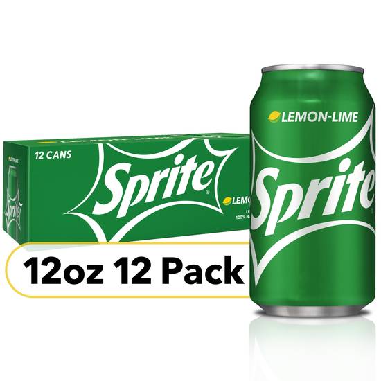 Order Sprite Lemon Lime Soda 12 oz Cans (12 oz x 12 ct) food online from Rite Aid store, Grafton on bringmethat.com