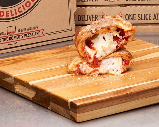Order Pepperoni Maniac Calzone food online from Romeo Pizza store, Dublin on bringmethat.com