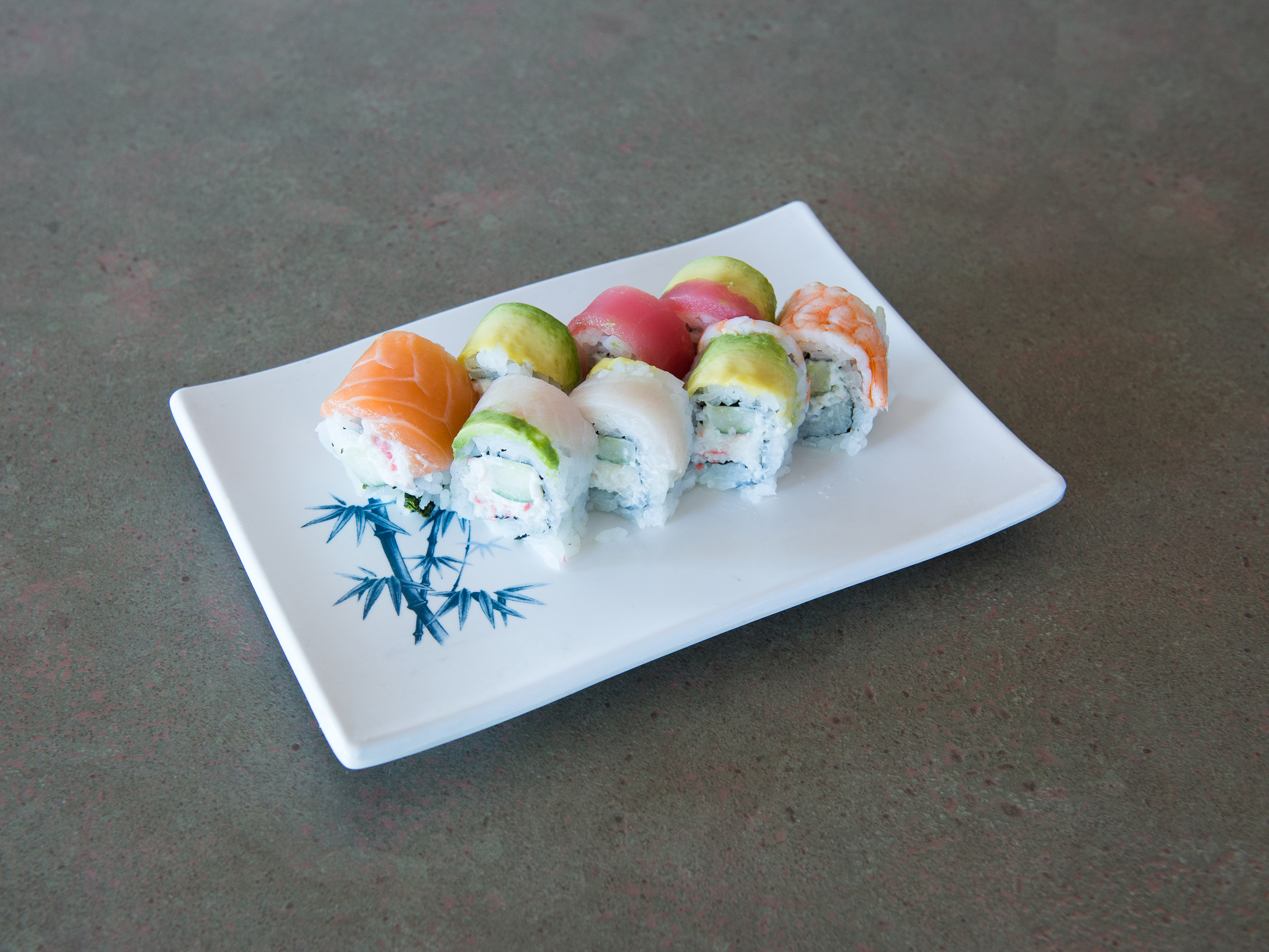 Order Rainbow Roll food online from Sushi House store, American Fork on bringmethat.com