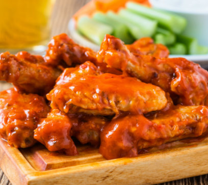 Order 10 Piece Hot Buffalo Wings Combo food online from Louisiana Famous Fried Chicken store, Dallas on bringmethat.com