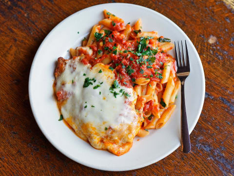 Order Chicken Parmigiana food online from Don giovanni ristorante catering store, New York on bringmethat.com