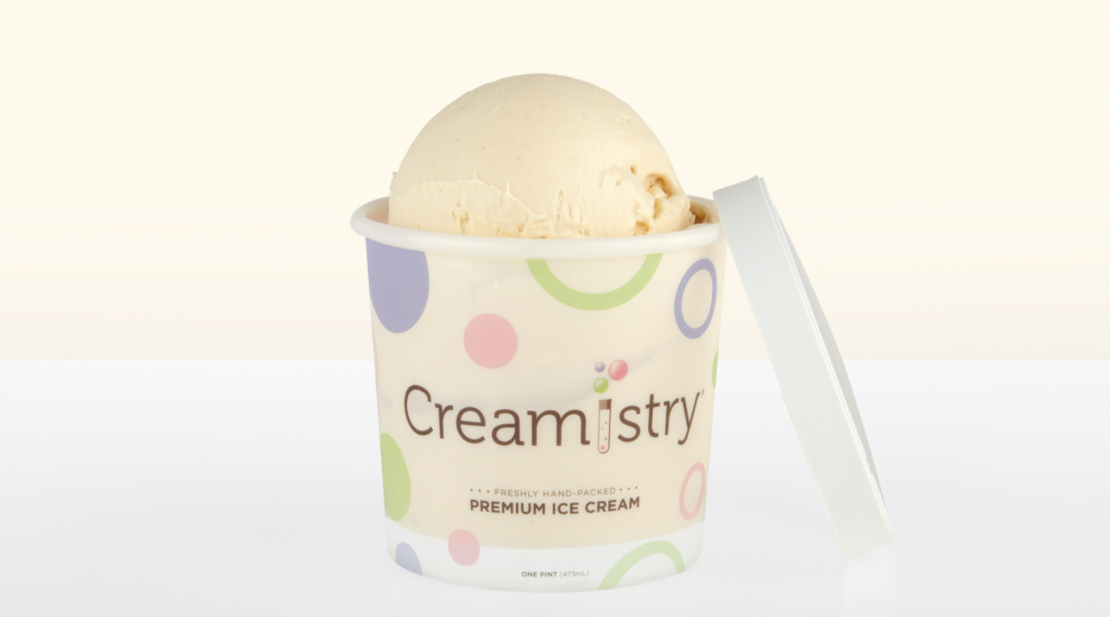 Order Cookie Butter Ice Cream Pint food online from Creamistry store, Cerritos on bringmethat.com