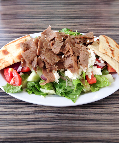 Order Gyro Chef Salad food online from Greek Cafe store, Nashville on bringmethat.com