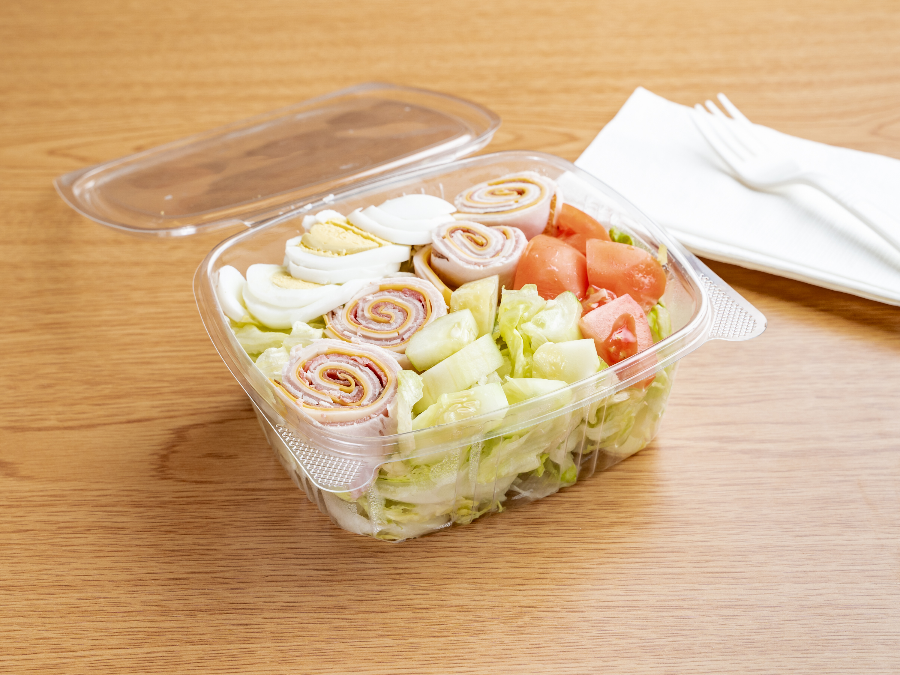 Order Rolled Chef Salad food online from Central Ave Bagels store, Bethpage on bringmethat.com