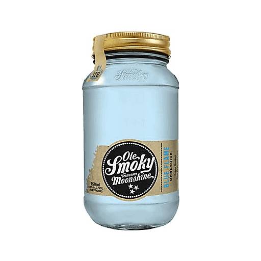 Order OLE SMOKY BLUE FLAME MOONSHINE (750 ML) 115055 food online from Bevmo! store, San Diego on bringmethat.com
