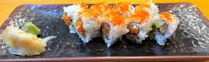Order Spicy Salmon Roll food online from Mochi Sushi store, Sugar Land on bringmethat.com