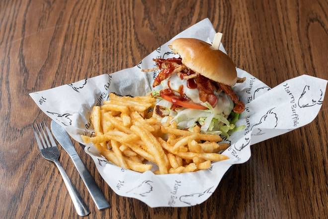 Order Bacon BBQ Burger food online from Harry Buffalo store, Lakewood on bringmethat.com