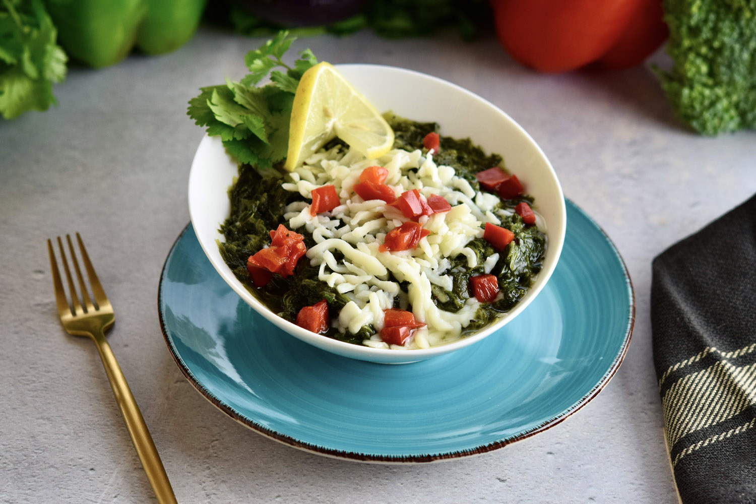 Order Parmesan Spinach food online from Andalous Mediterranean Buffet store, Richardson on bringmethat.com