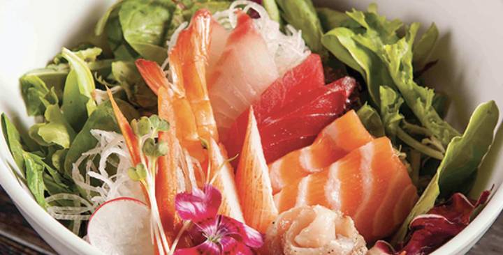 Order Sashimi Salad food online from Ichima store, Pasadena on bringmethat.com