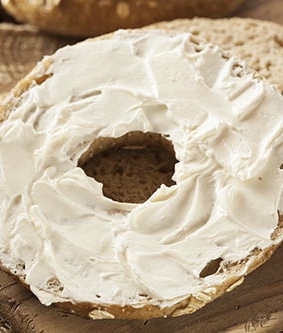 Order Bagel with Cream Cheese food online from Tasty Coffee store, San Francisco on bringmethat.com