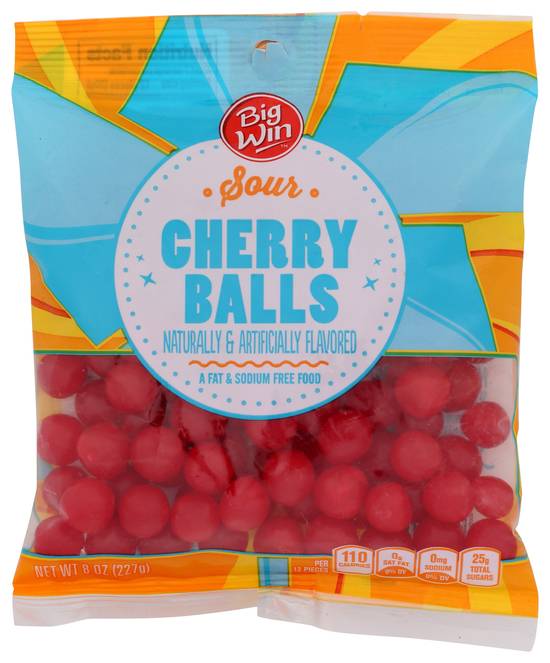 Order Big Win Sour Cherry Balls (8 oz) food online from Rite Aid store, Yamhill County on bringmethat.com