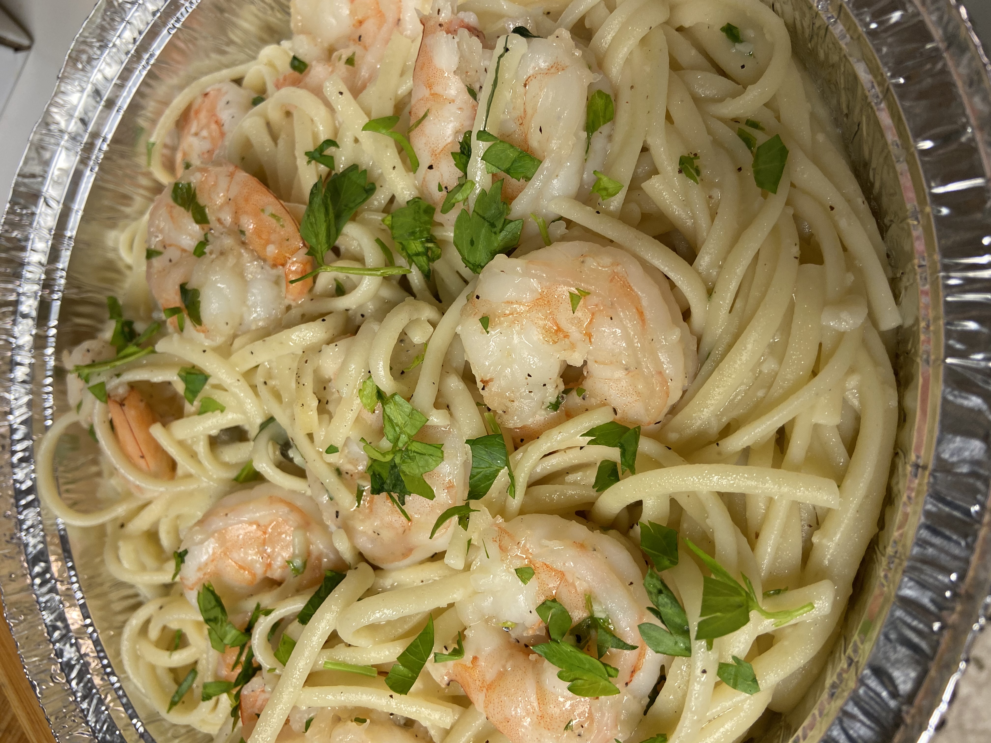 Order Shrimp scampi food online from Our Original Pizzeria store, Schenectady on bringmethat.com