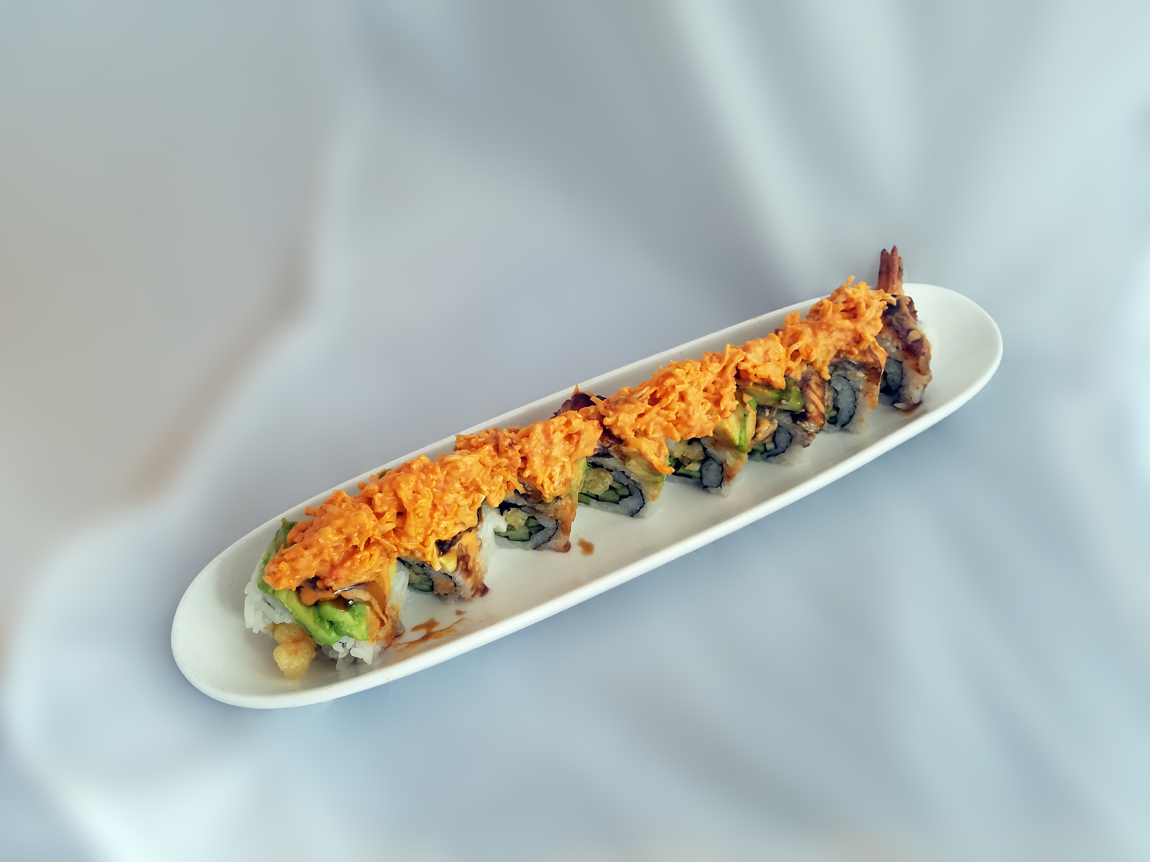Order Red Dragon Roll food online from Joy Sushi store, San Mateo on bringmethat.com