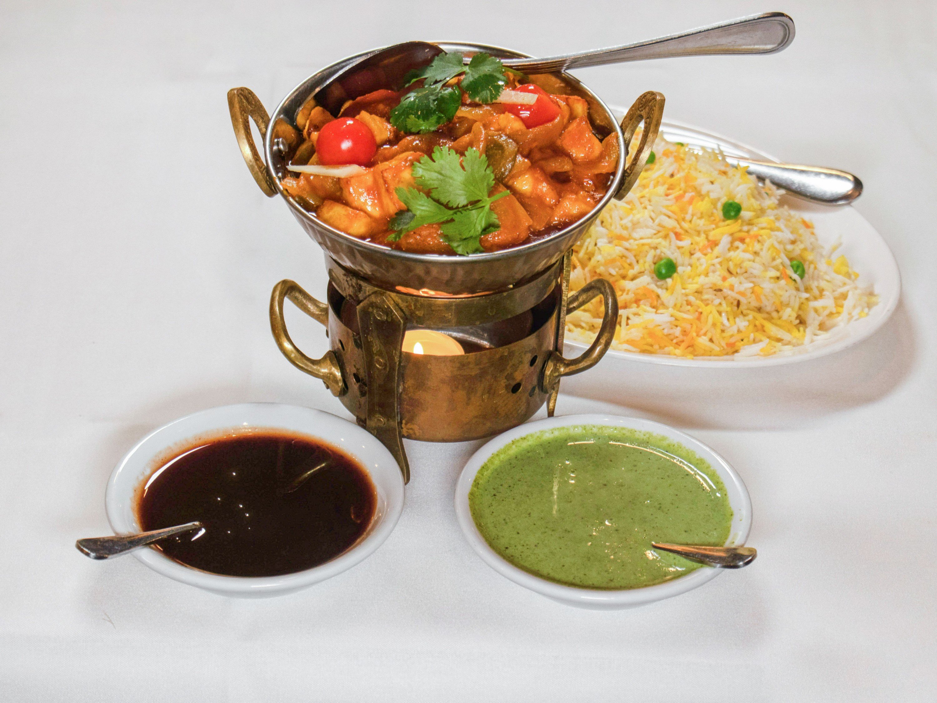 Order 1. Kadhai Paneer food online from Rajaji Fine Indian Cuisine store, Washington on bringmethat.com
