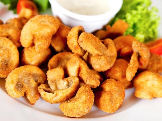 Order 12. Fried Mushrooms food online from Sal's NY Pizza store, Newport News on bringmethat.com