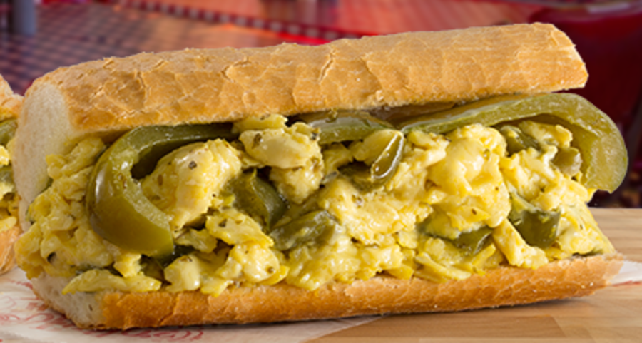 Order Pepper and Egg Sandwich food online from Evan's store, Des Plaines on bringmethat.com