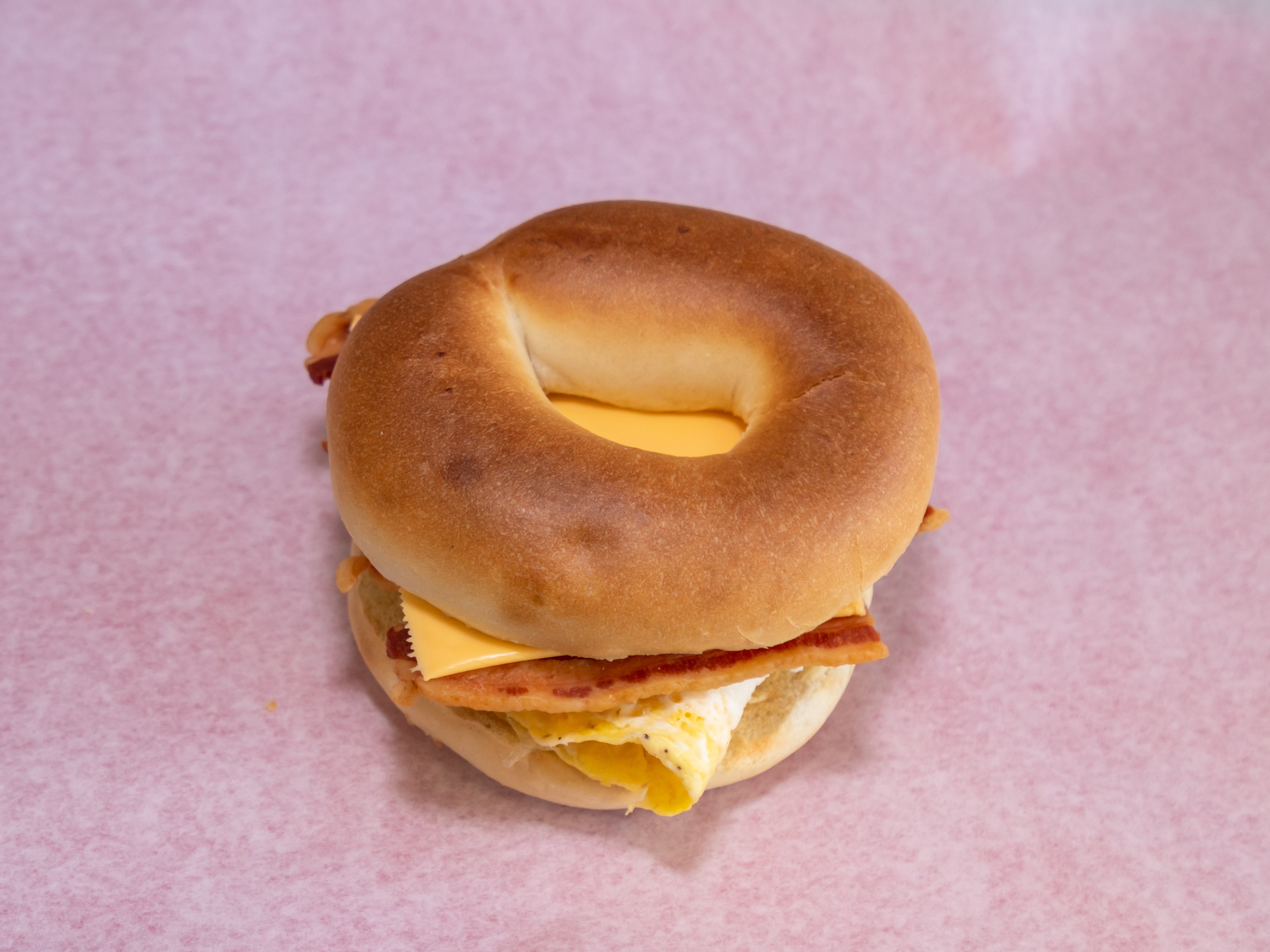 Order Bacon, Egg & Cheese Biscuit food online from Donuts Coffee store, Las Vegas on bringmethat.com