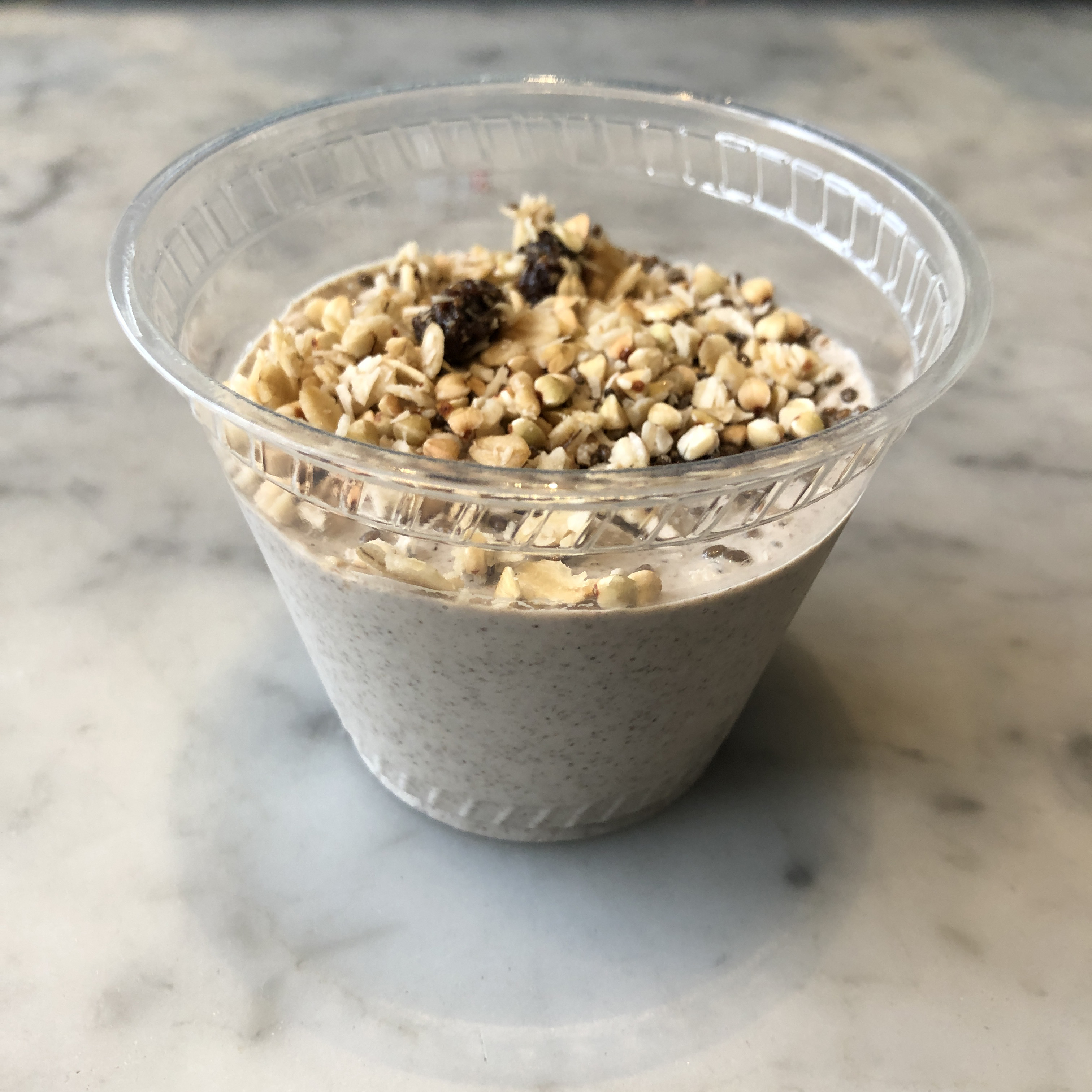 Order Creamy Cashew Chia Pudding (GF) food online from Nourish Cafe store, San Francisco on bringmethat.com
