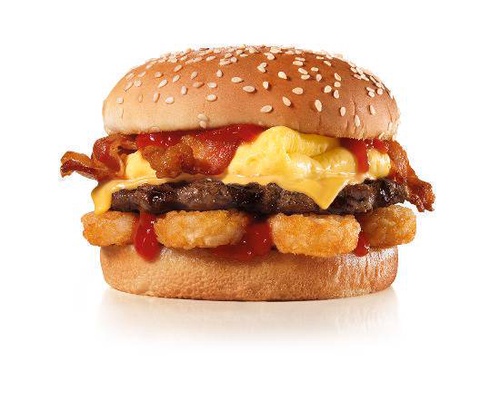 Order The Breakfast Burger™ food online from Carl Jr store, Santa Maria on bringmethat.com